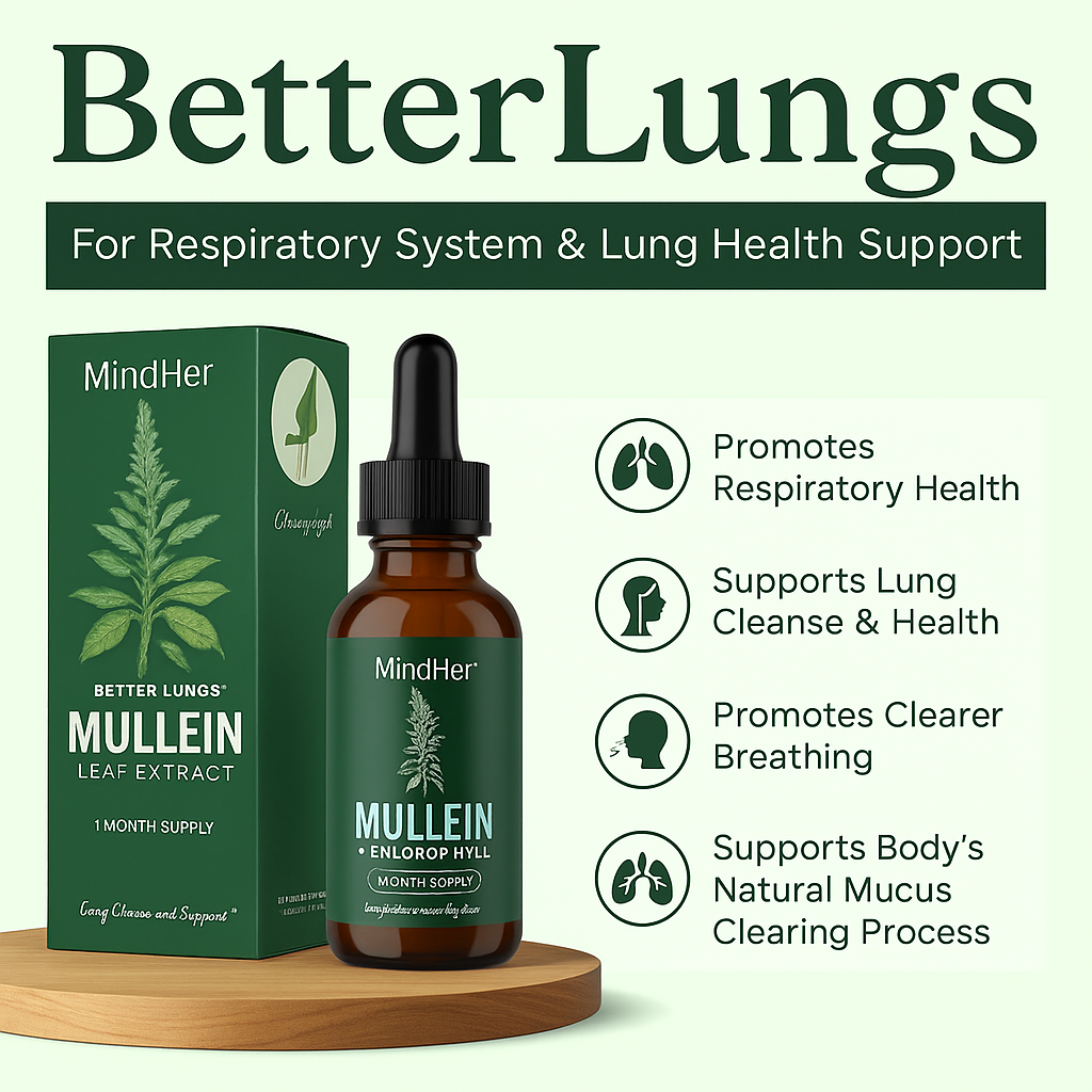 Mullein + Chlorophyll Lung Drops
