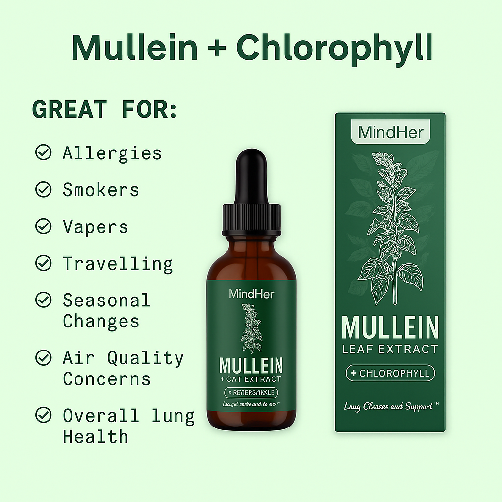 Mullein + Chlorophyll Lung Drops